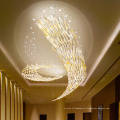 Lustre de cristal fascinante com projeto moderno e personalizado